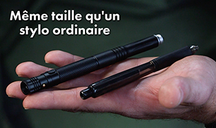 Même taille qu'un stylo ordinaire